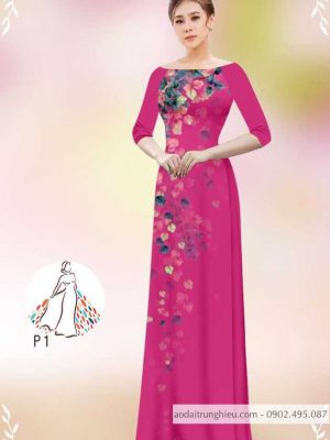 Vải áo dài hoa rơi mới ra AD 14436 28 1589778222 562 vai ao dai vai ao dai dep ad