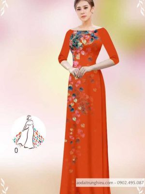 Vải áo dài hoa rơi mới ra AD 14436 30 1589778222 887 vai ao dai vai ao dai dep ad