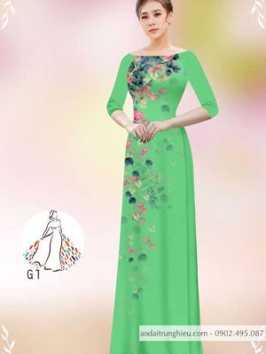 Vải áo dài hoa rơi mới ra AD 14436 35 1589778223 901 vai ao dai vai ao dai dep ad