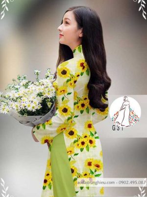 Vải áo dài hoa hướng dương đều thiết kế 2020 AD 14434 22 1589858975 942 vai ao dai vai ao dai dep ad