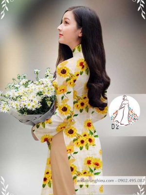 Vải áo dài hoa hướng dương đều thiết kế 2020 AD 14434 28 1589858976 189 vai ao dai vai ao dai dep ad