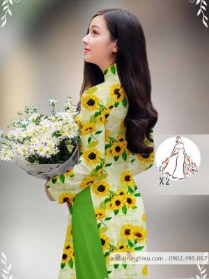 Vải áo dài hoa hướng dương đều thiết kế 2020 AD 14434 24 1589858976 666 vai ao dai vai ao dai dep ad
