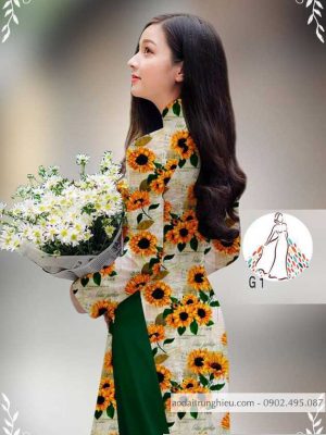 Vải áo dài hoa hướng dương đều thiết kế 2020 AD 14434 26 1589858976 884 vai ao dai vai ao dai dep ad