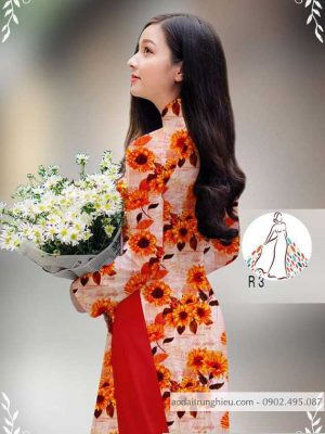 Vải áo dài hoa hướng dương đều thiết kế 2020 AD 14434 37 1589858978 847 vai ao dai vai ao dai dep ad