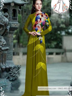 Vải áo dài hình lá kiểu mới AD 10510 29 1589935633 141 vai ao dai vai ao dai dep ad