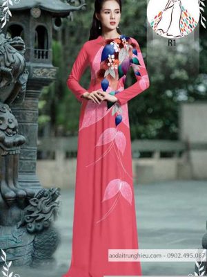 Vải áo dài hình lá kiểu mới AD 10510 24 1589935633 372 vai ao dai vai ao dai dep ad