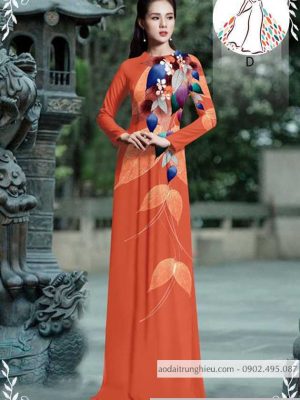 Vải áo dài hình lá kiểu mới AD 10510 26 1589935633 915 vai ao dai vai ao dai dep ad