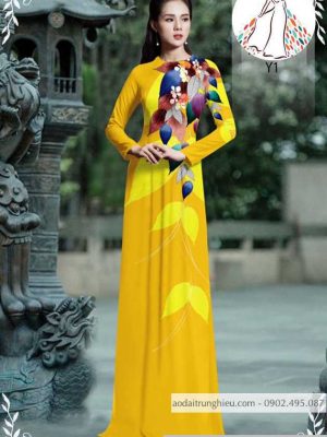 Vải áo dài hình lá kiểu mới AD 10510 31 1589935634 957 vai ao dai vai ao dai dep ad