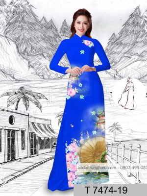 Vải áo dài hoa sen kiểu mới AD T7474 37 1589940638 560 vai ao dai vai ao dai dep ad