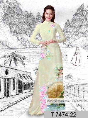 Vải áo dài hoa sen kiểu mới AD T7474 42 1589940639 267 vai ao dai vai ao dai dep ad