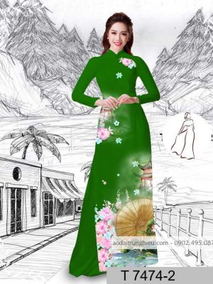 Vải áo dài hoa sen kiểu mới AD T7474 41 1589940639 626 vai ao dai vai ao dai dep ad
