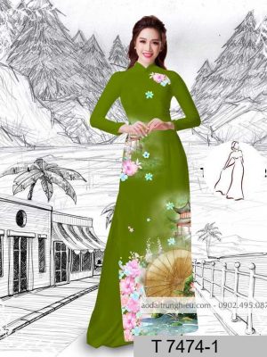 Vải áo dài hoa sen kiểu mới AD T7474 47 1589940640 452 vai ao dai vai ao dai dep ad