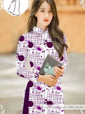 Vải áo dài hoa văn đều thiết kế 2020 AD T7473 20 1589940759 530 vai ao dai vai ao dai dep ad