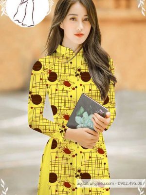 Vải áo dài hoa văn đều thiết kế 2020 AD T7473 26 1589940760 225 vai ao dai vai ao dai dep ad