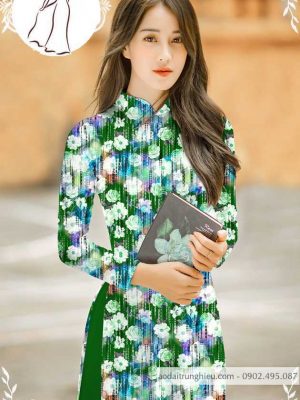 Vải áo dài hoa đều thiết kế 2020 AD T7471 12 1589940905 669 vai ao dai vai ao dai dep ad