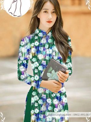 Vải áo dài hoa đều thiết kế 2020 AD T7471 11 1589940905 801 vai ao dai vai ao dai dep ad