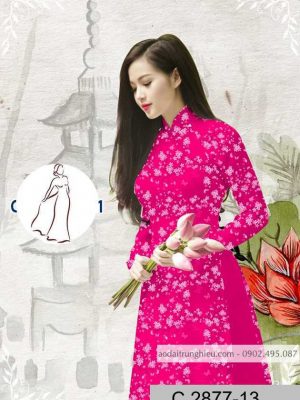 Vải áo dài hoa đều thiết kế 2020 AD C2877 33 1589941357 64 vai ao dai vai ao dai dep ad