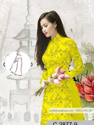 Vải áo dài hoa đều thiết kế 2020 AD C2877 43 1589941358 140 vai ao dai vai ao dai dep ad