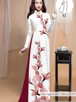 Vải áo dài hoa dâm bụt thiết kế 2020 AD 10360 35 1590028337 382 vai ao dai vai ao dai dep ad