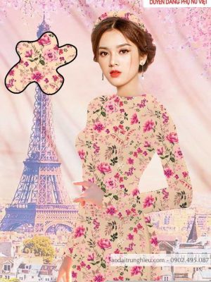 Vải áo dài hoa hồng đều thiết kế 2020 AD T7479 28 1590028819 205 vai ao dai vai ao dai dep ad