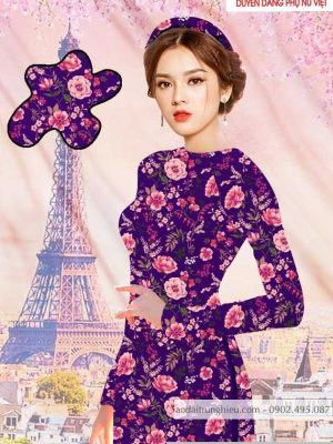 Vải áo dài hoa hồng đều thiết kế 2020 AD T7479 32 1590028820 830 vai ao dai vai ao dai dep ad