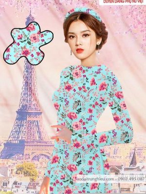 Vải áo dài hoa hồng đều thiết kế 2020 AD T7479 37 1590028821 833 vai ao dai vai ao dai dep ad