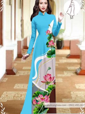 Vải áo dài hoa sen thiết kế 2020 AD 10368 23 1590029895 535 vai ao dai vai ao dai dep ad