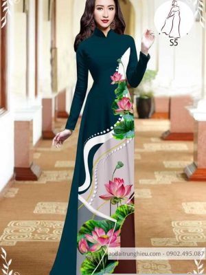 Vải áo dài hoa sen thiết kế 2020 AD 10368 30 1590029897 30 vai ao dai vai ao dai dep ad