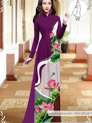 Vải áo dài hoa sen thiết kế 2020 AD 10368 29 1590029897 555 vai ao dai vai ao dai dep ad