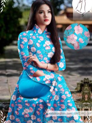 Vải áo dài hoa đều AD thiết kế 2020 AD 22 1590030017 221 vai ao dai vai ao dai dep ad