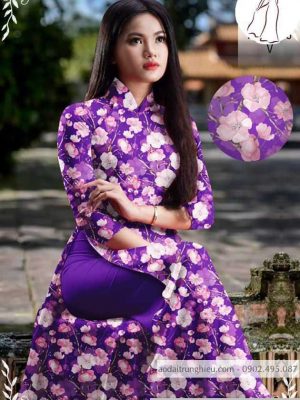 Vải áo dài hoa đều AD thiết kế 2020 AD 27 1590030018 122 vai ao dai vai ao dai dep ad