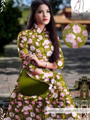 Vải áo dài hoa đều AD thiết kế 2020 AD 37 1590030019 777 vai ao dai vai ao dai dep ad