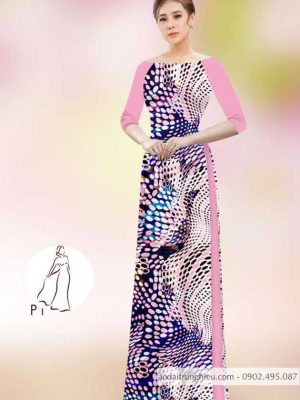 Vải áo dài hoa văn 3D kiểu mới AD 14451 23 1590120975 354 vai ao dai vai ao dai dep ad