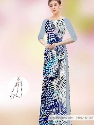 Vải áo dài hoa văn 3D kiểu mới AD 14451 28 1590120976 525 vai ao dai vai ao dai dep ad