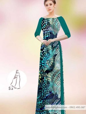 Vải áo dài hoa văn 3D kiểu mới AD 14451 30 1590120976 794 vai ao dai vai ao dai dep ad