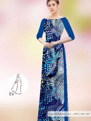 Vải áo dài hoa văn 3D kiểu mới AD 14451 33 1590120976 877 vai ao dai vai ao dai dep ad