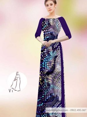 Vải áo dài hoa văn 3D kiểu mới AD 14451 37 1590120977 250 vai ao dai vai ao dai dep ad