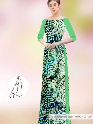 Vải áo dài hoa văn 3D kiểu mới AD 14451 34 1590120977 591 vai ao dai vai ao dai dep ad