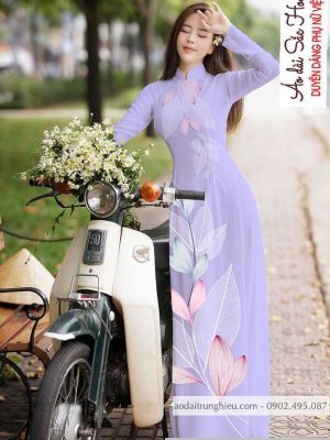 Vải áo dài hình lá mới ra AD C2884 29 1590121212 632 vai ao dai vai ao dai dep ad