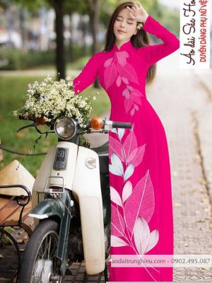 Vải áo dài hình lá mới ra AD C2884 31 1590121212 843 vai ao dai vai ao dai dep ad