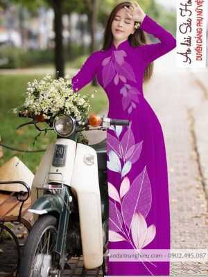 Vải áo dài hình lá mới ra AD C2884 38 1590121214 669 vai ao dai vai ao dai dep ad
