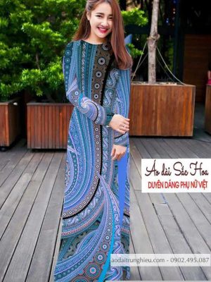 Vải áo dài hoa văn thiết kế 2020 AD T7485 13 1590121691 898 vai ao dai vai ao dai dep ad