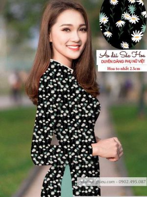Vải áo dài cúc nhí mới ra AD T7140 17 1590121931 442 vai ao dai vai ao dai dep ad