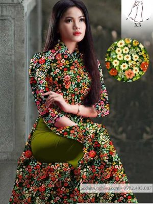 Vải áo dài hoa nhí mới ra AD 10521 22 1590122412 29 vai ao dai vai ao dai dep ad