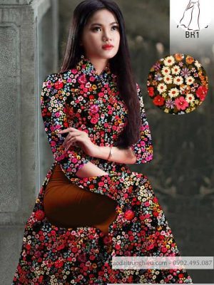 Vải áo dài hoa nhí mới ra AD 10521 23 1590122413 346 vai ao dai vai ao dai dep ad