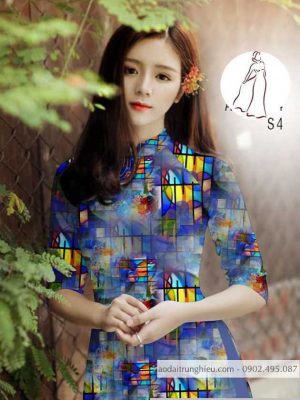 Vải áo dài hoa văn mới ra AD 14467 35 1590122536 319 vai ao dai vai ao dai dep ad