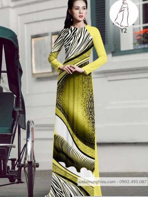 Vải áo dài hoa văn lập thể kiểu mới AD 9979 32 1590201249 362 vai ao dai vai ao dai dep ad