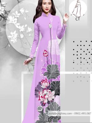 Vải áo dài hoa sen thiết kế 2020 AD 10350 22 1590201376 732 vai ao dai vai ao dai dep ad