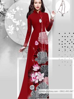 Vải áo dài hoa sen thiết kế 2020 AD 10350 28 1590201377 95 vai ao dai vai ao dai dep ad