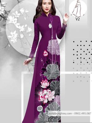 Vải áo dài hoa sen thiết kế 2020 AD 10350 34 1590201379 956 vai ao dai vai ao dai dep ad